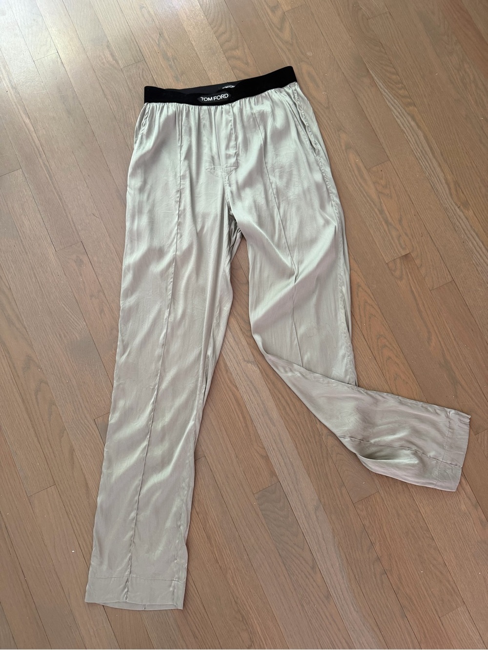 Tom Ford Satin Green Pistachio Color Pants